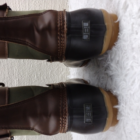 Jbu by Jambu Ontario Weather Ready Brown Green Lace Up Mid Calf Duck Boot - Picture 6 of 15